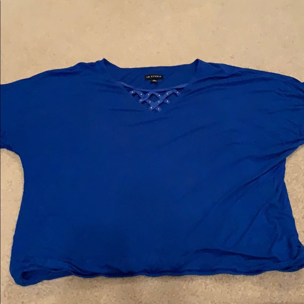 I.N. Studio Blue top